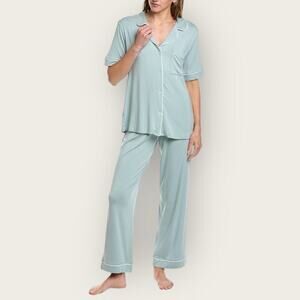 NWT | Hale Bob | 2-Piece Pant Pajama Set | Blue/White | Medium